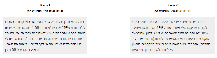 דוגמה שכתוב מאמרים