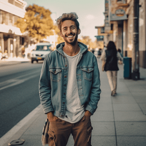 תמונה בגובה העיניים של קובי פיקטיבי