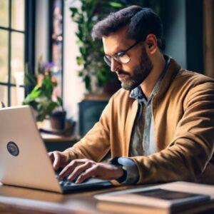 גבר כתיבת מאמר אורח